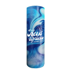20 oz Slim Steel Tumbler - Blue Tie Dye