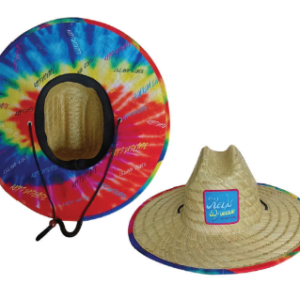 Straw Hats - Tie Dye